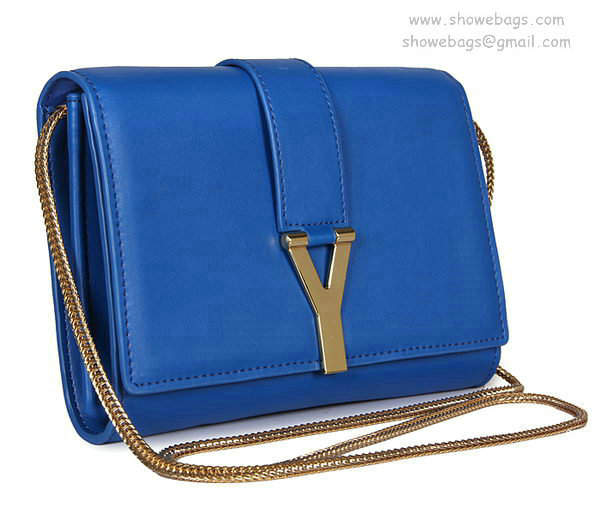 YSL chyc small travel case 311215 blue - Click Image to Close